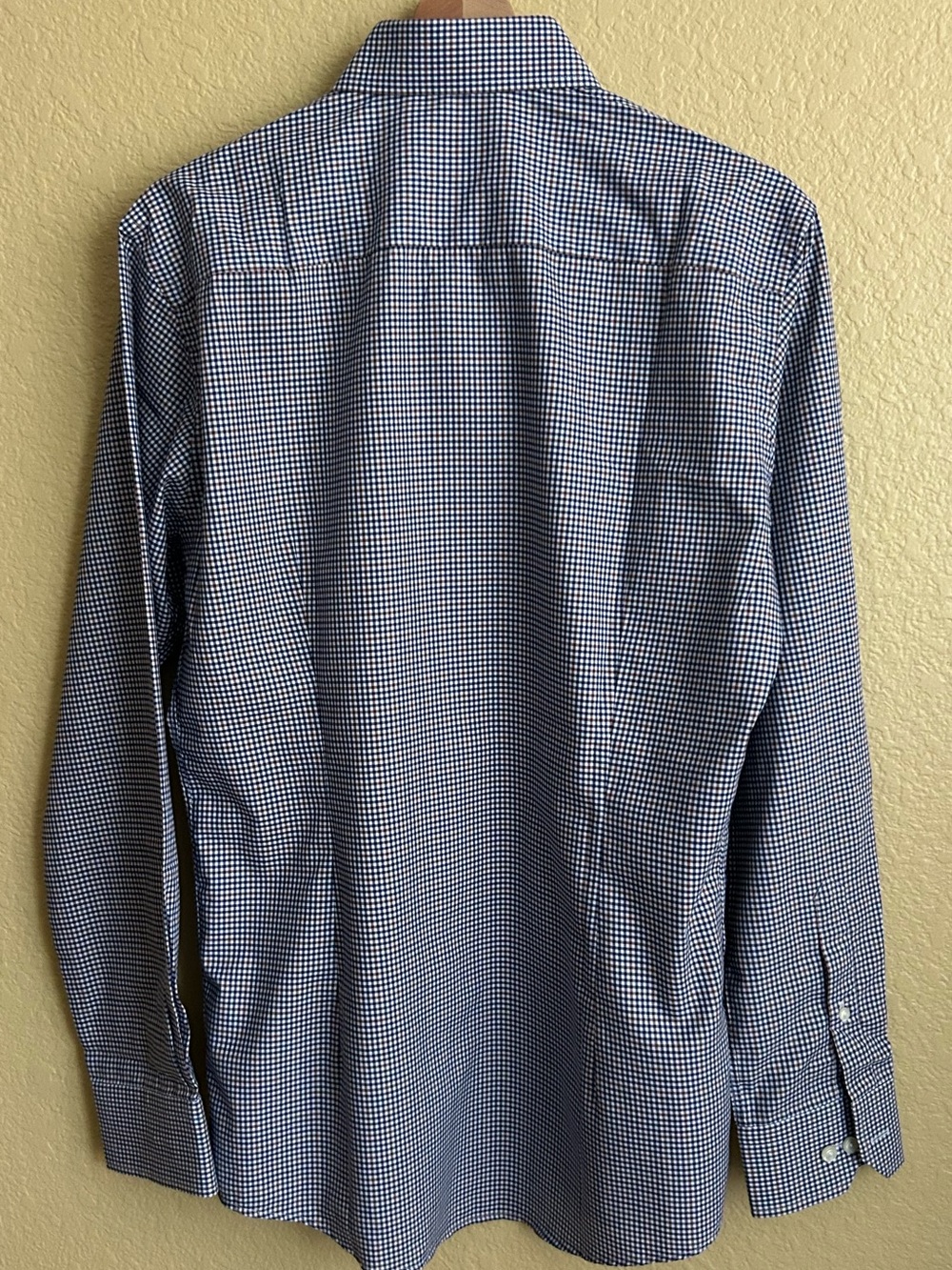 Eton Slim Micro-Check Long Sleeve Button Down Shirt - Picture 2 of 7
